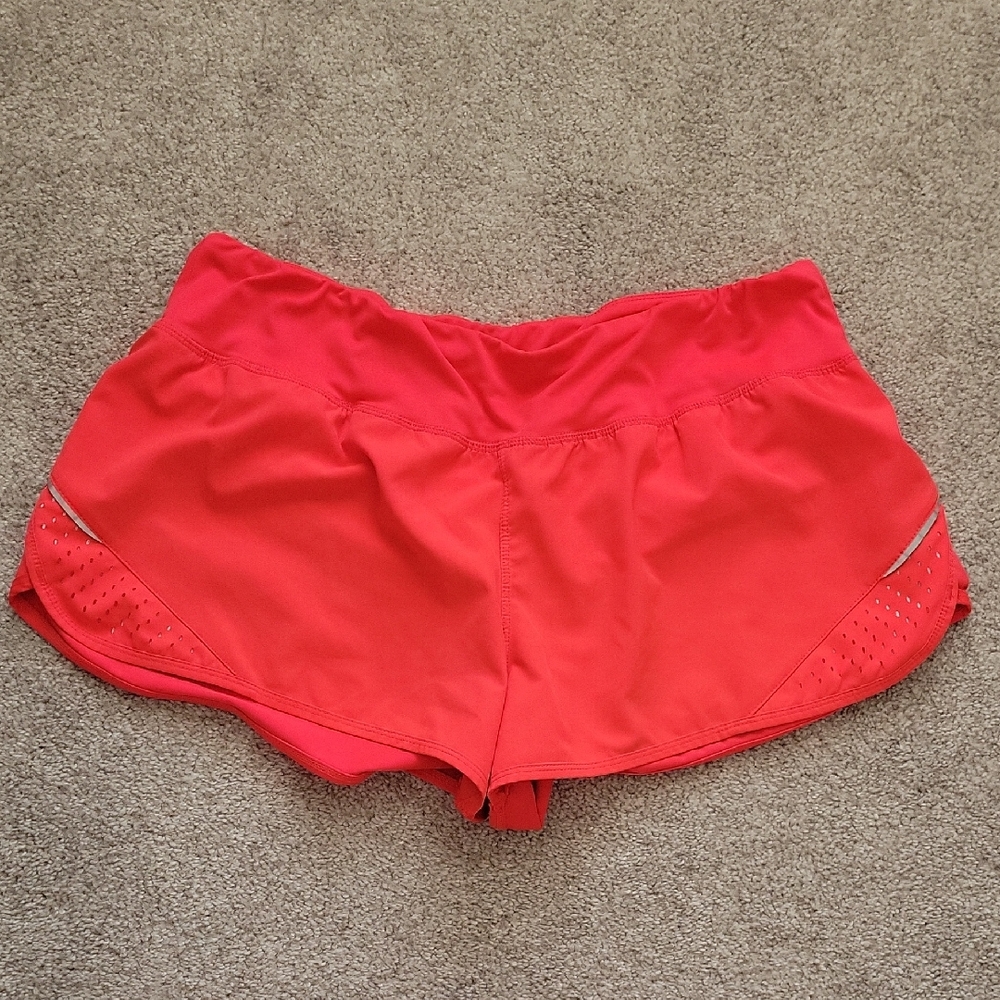 Champion Bright Coral Athletic Shorts Lightweight Design